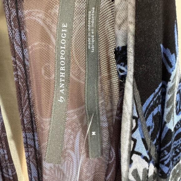 ANTHROPOLOGIE | mesh halter mock-neck dress | medium | new nwt - Picture 10 of 15